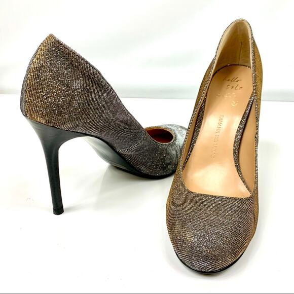 Banana Republic Sparkly Stiletto High Heels "Violet"  Size 8 - Picture 1 of 14